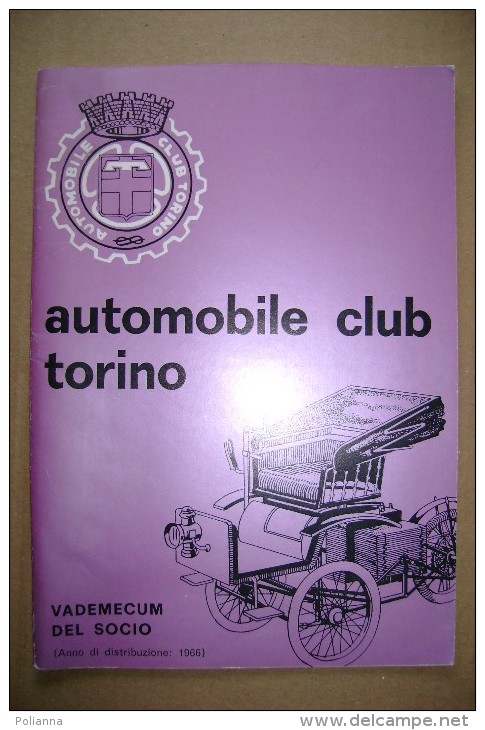 PCG/42 AUTOMOBILE CLUB Di TORINO - Vademecum Del Socio 1966 - Moteurs