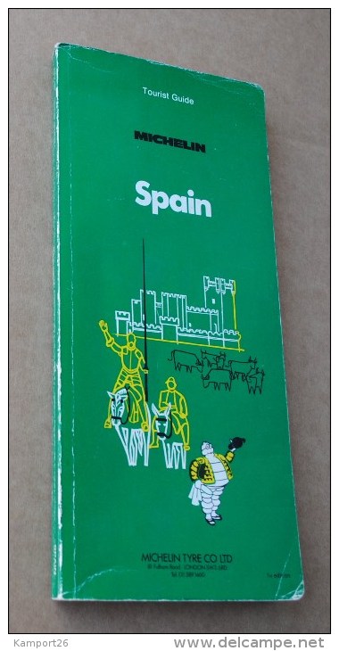 MICHELIN 1974 SPAIN Green Tourist Guide ESPAÑA Tourism MAPS - Europe