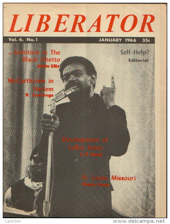 LIBERATOR 1966 Voice Of The African-American - Sociology/ Anthropology