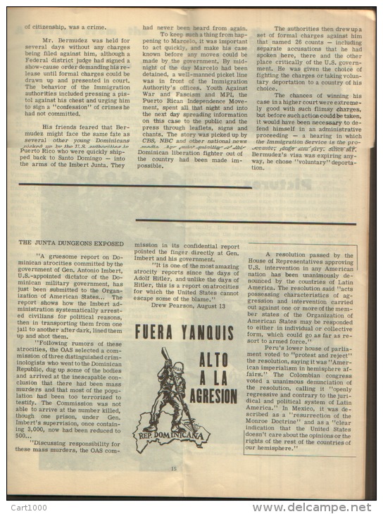 THE PARTISAN 1965 Magazine Of Youth Against War & Fascism - Sociologia/ Antropologia