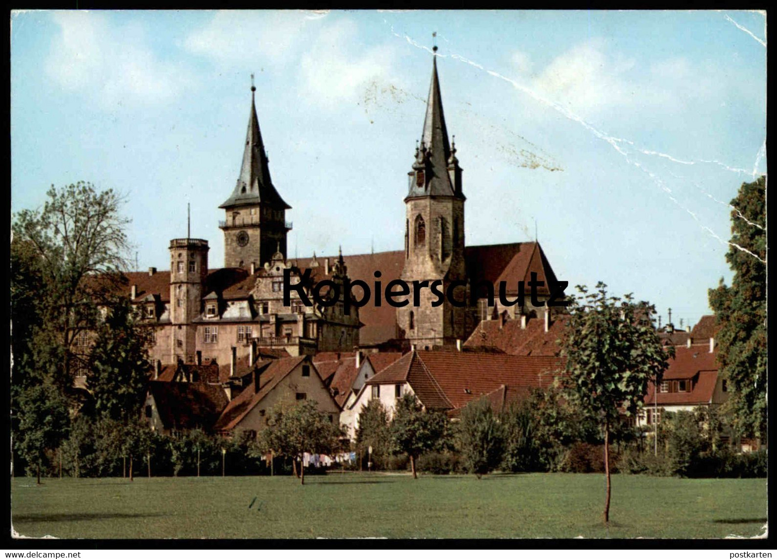 ÄLTERE POSTKARTE ÖHRINGEN HOHENLOHE STIFTSKIRCHE UND SCHLOSS Kirche Church Castle Chateau Cpa Postcard Ansichtskarte - Oehringen