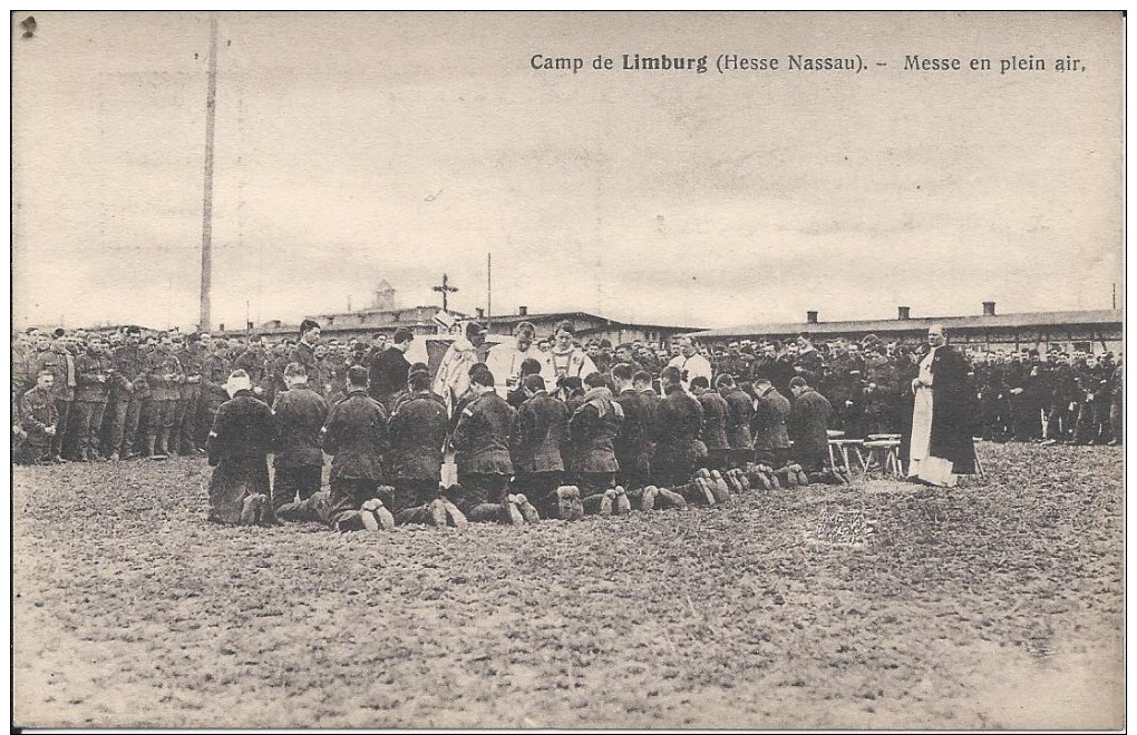 Camp De Prisonniers De LIMBURG (Hesse Nassau). - Messe En Plein Air - Limburg