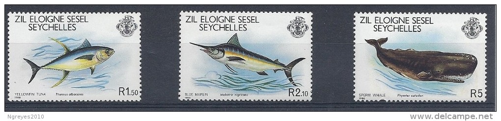 140014372  SEYCHELLES ZIL.   YVERT    Nº  20/2  **/MNH - Seychellen (1976-...)