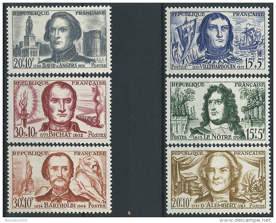 1959 FRANCIA PRO CROCE ROSSA CELEBRITA MNH ** - EDF093 - Unused Stamps