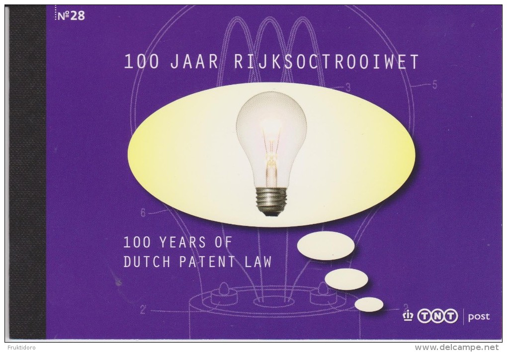 The Netherlands Prestige Book 28 - 100 Years Dutch Patent Law  * * 2012 - Briefe U. Dokumente