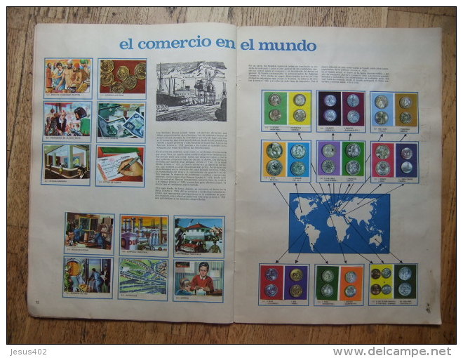 3 ALBUMES COMPLETOS COLECCION BIMBO NUESTRO MUNDO 617 CROMOS AÑO 1968 VER FOTOS