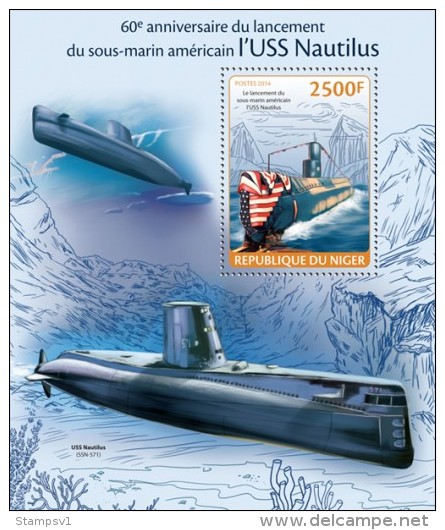 Niger. 2014 USS Nautilus (SSN-571). (117b) - Submarines