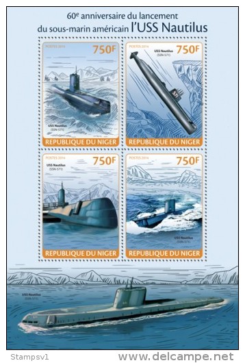 Niger. 2014 USS Nautilus (SSN-571). (117a) - Sous-marins