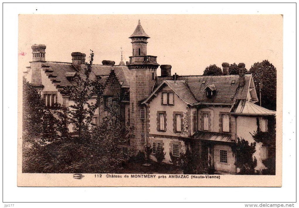 Ambazac Vue Sur Le Château De Montméry - Ambazac