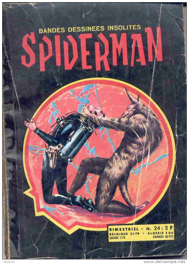 SPIDERMAN N° 24 BD Insolites - 1971 - Spiderman