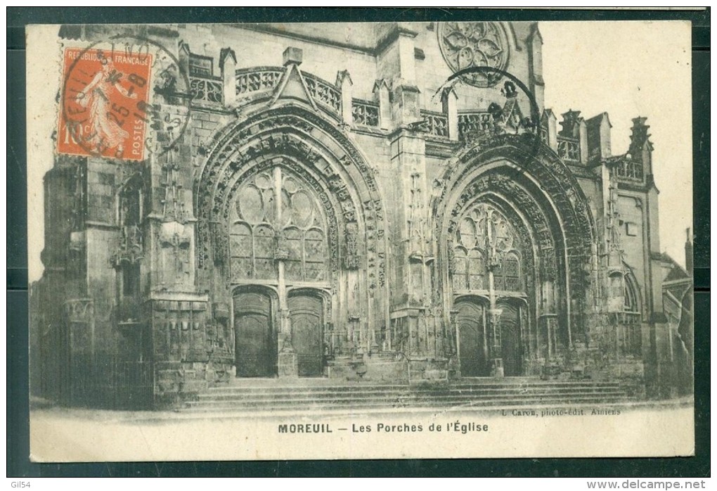 MOREUIL Les Porches De L'église     - Eae44 - Moreuil