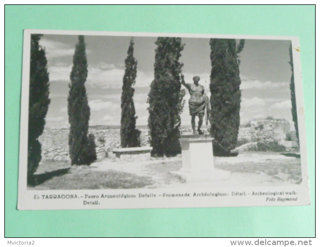 TARRAGONA - Paseo Arqueologico Detalle - Tarragona