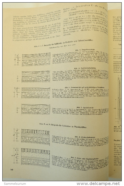 "Das Bauen auf dem Lande" Leitfaden für ländliche Bauhandwerker, Landbaumeister und landwirtschaftliche Bauherren, 1959