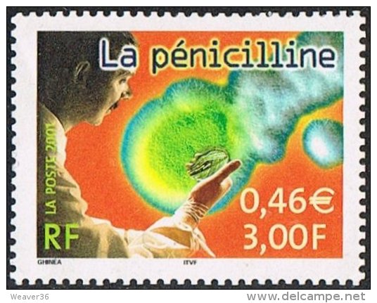 France SGMS3756(ex) 2001 The Twentieth Century (4th Issue) 3f Penicillin Unmounted Mint - Unused Stamps