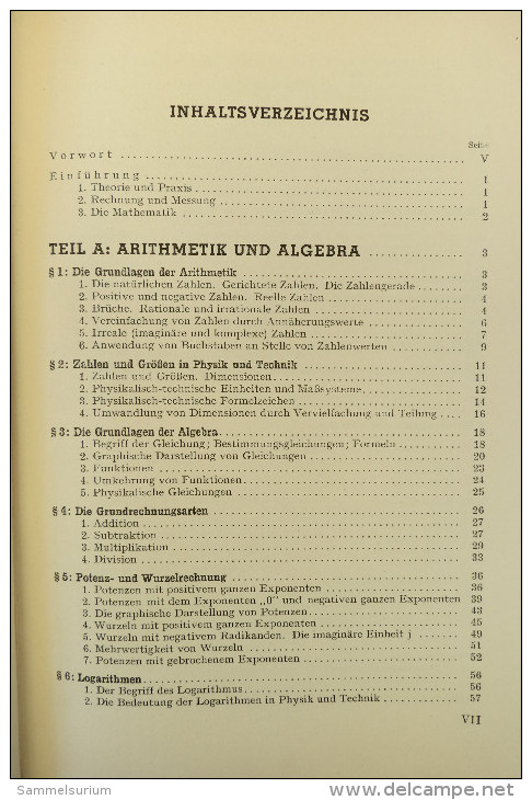 Otto Schmid "Die Mathematik Des Funktechnikers" Grundlehre Mathematik Gesamtgebiet Der Hochfrequenztechnik, Von 1940 - Técnico