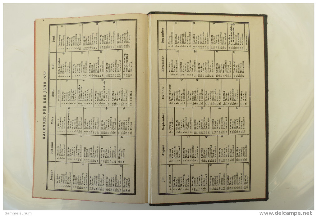 Hubert Joly "Technisches Auskunftsbuch für des Jahr 1939" alphabetische Zusammenstellung des Wissenswerten