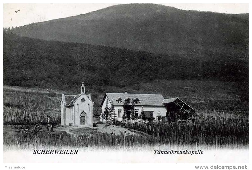 67 BAS RHIN SCHERWEILER TUNNELKREUZKAPELLE - Autres & Non Classés