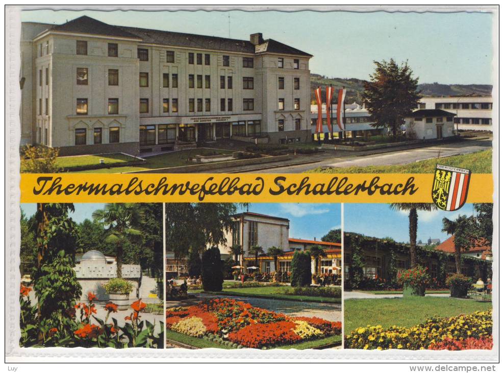 BAD SCHALLERBACH - Mehrbildkarte Mit Kurheim I, Heilquelle, Kurpark ... - Bad Schallerbach