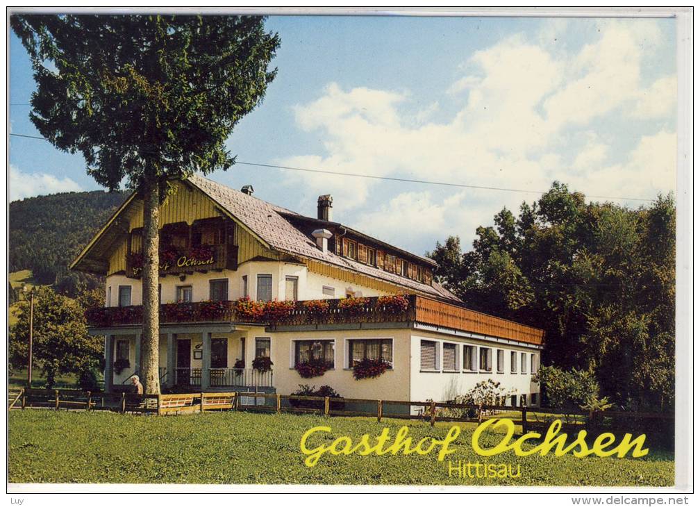 HITTISAU - Gasthof OCHSEN     Ca. 1980 - Bregenzerwaldorte