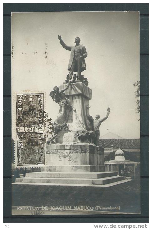 Brésil - Pernambuco - Estatua De Joaquim Nabuco - Carte Photo - Other