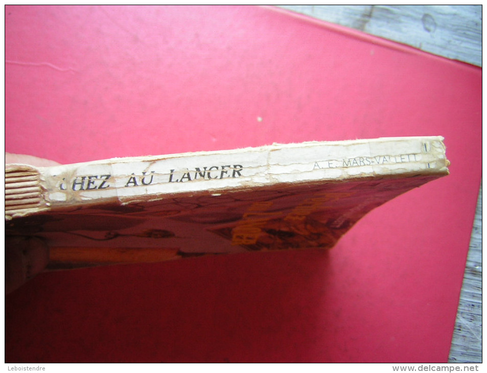 LIVRE SUR  LA PECHE A E MARS VALLETT PECHEZ AU LANCER   QUOI , OU ? COMMENT ?  EDITIONS S A G E D I 1955 - Fischen + Jagen