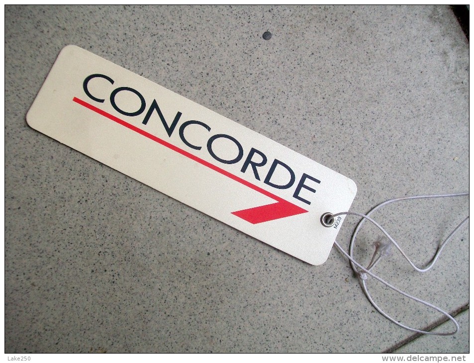 CONCORDE  ETICHETTA PER BAGAGLIO - Baggage Labels & Tags