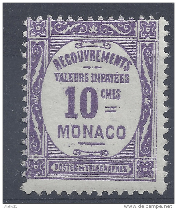 MONACO TAXE N° 14 - NEUF SANS CHARNIERE - Taxe