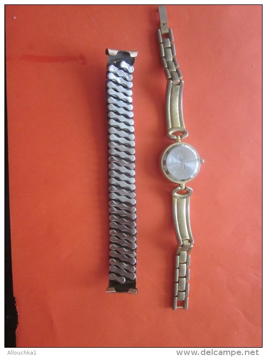 Montre Moderne à Quartz  De Marque LIP + Bracelet Ressorts Pile  à Changer Lots Vendus En L´état > Voir Les Photos - Watches: Modern