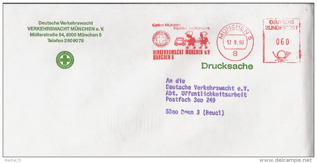 EMA ALLEMAGNE DEUTSCHLAND BUND GERMANY SECURITE ROUTIERE VERKEHRSWACHT SURVEILLANCE RESEAU ROUTE STRASSE ROAD MUNCHEN - Accidents & Road Safety