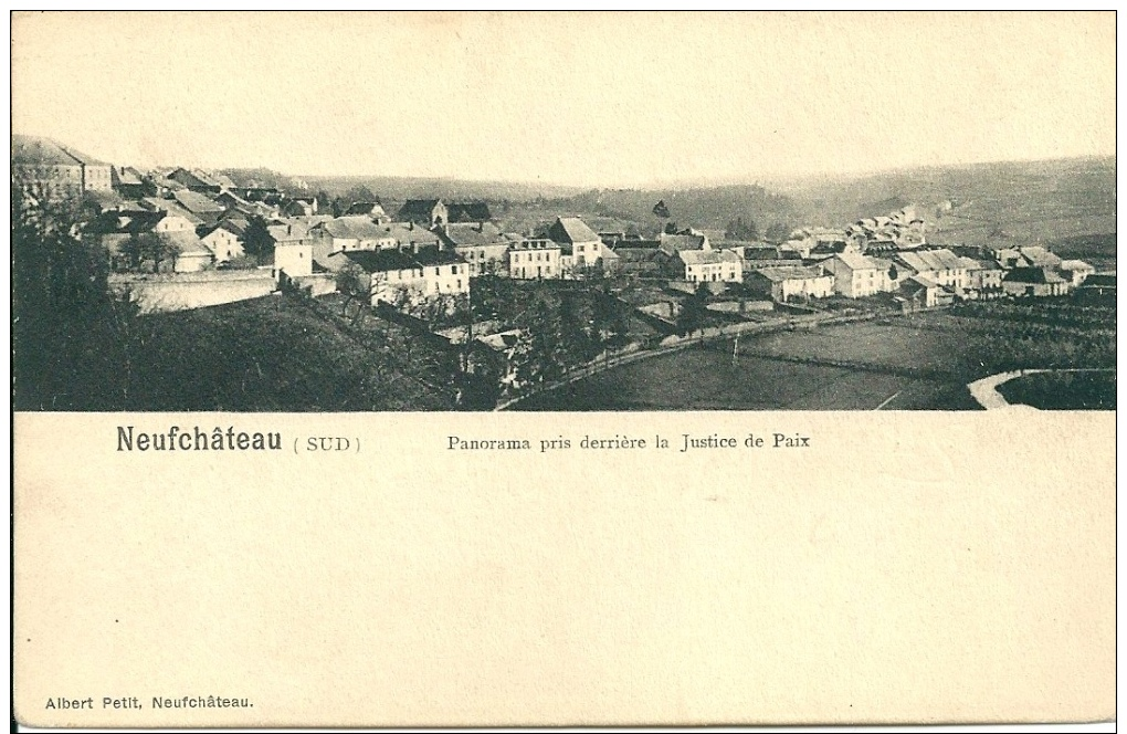 Neufchâteau (Sud),  Panorama Pris Derrière La Justice De Paix - Neufchâteau