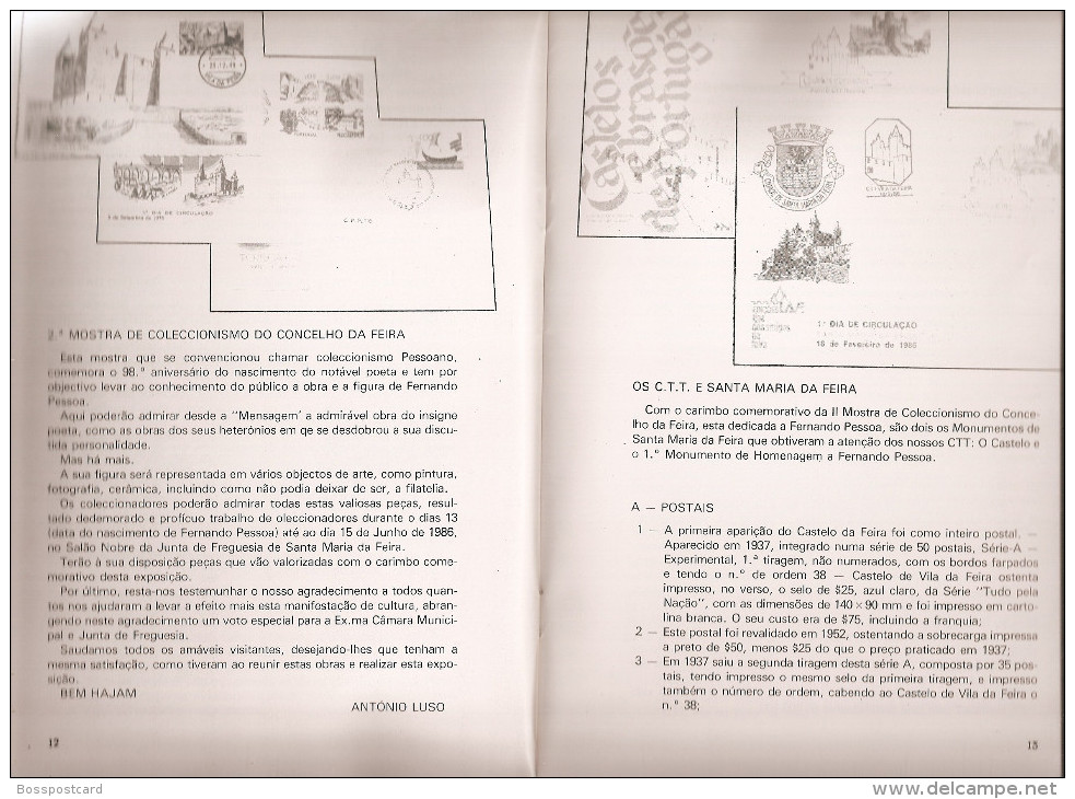 Vila Da Feira - 2ª Mostra De Coleccionismo - Santa Maria Da Feira. Filatelia. História Postal. - Zeitungen & Zeitschriften