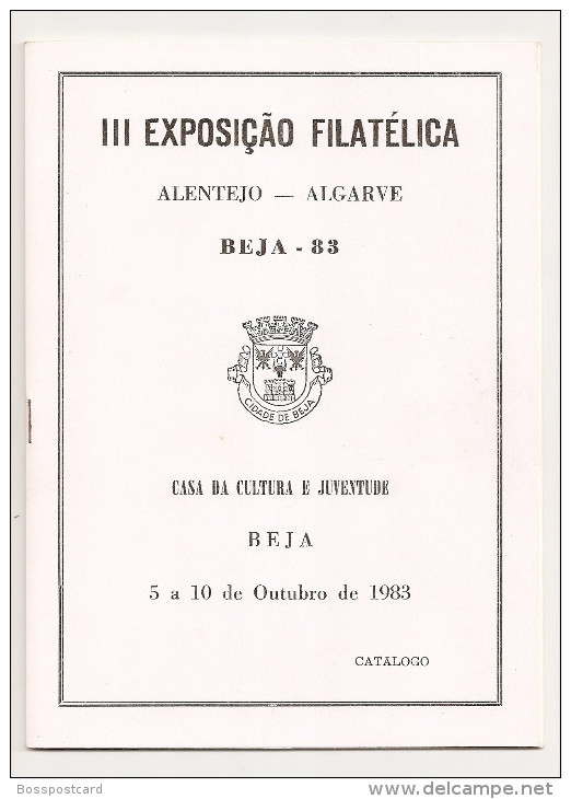 Beja - III Exposição Filatélica. Filatelia. História Postal. - Magazines