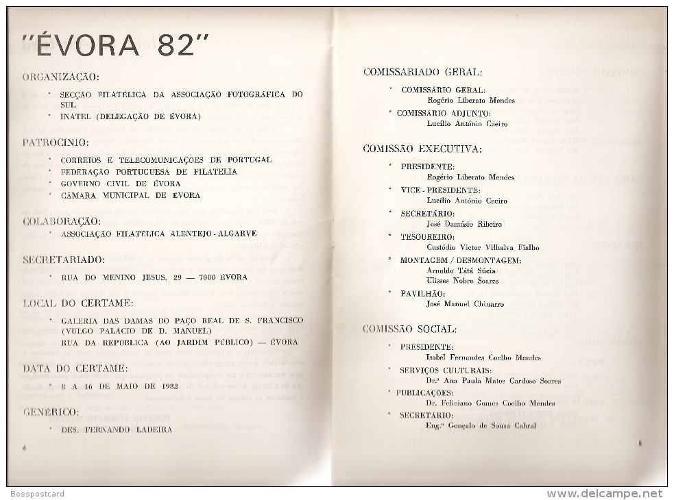 Évora - XII Exposição Filatélica Nacional. Filatelia. História Postal. - Magazines