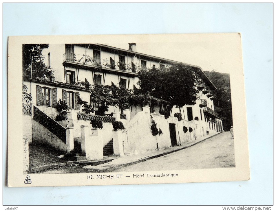 Carte Postale Ancienne : MICHELET : Hotel Transatlantique - Autres & Non Classés