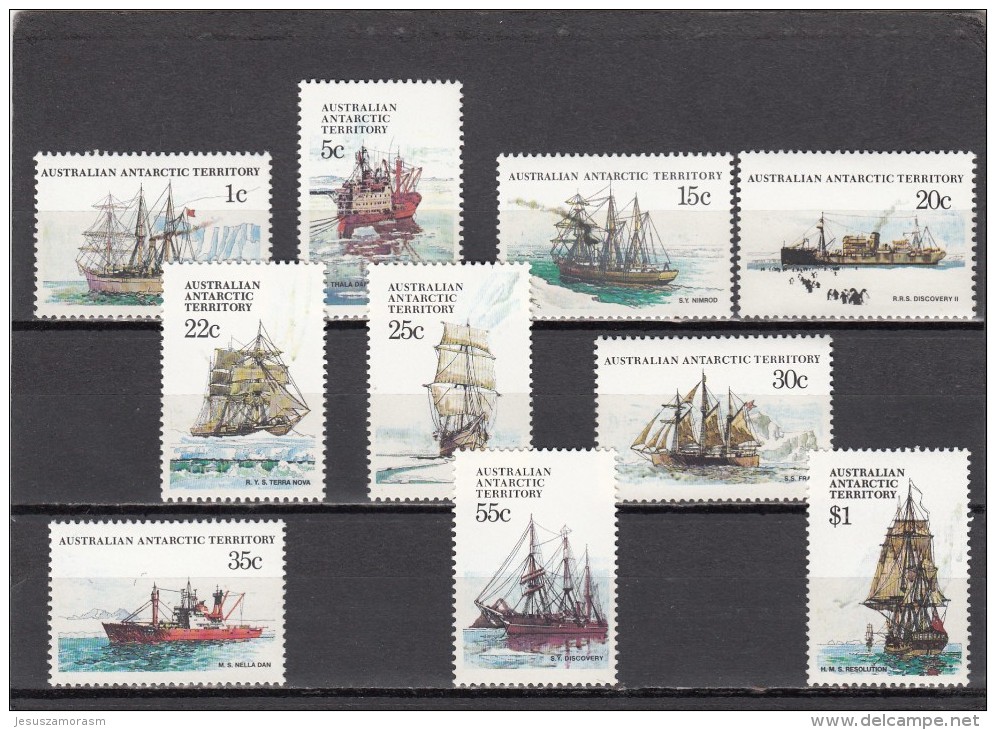 Territorio Antartico Australiano Nº 37 Al 46 - Unused Stamps
