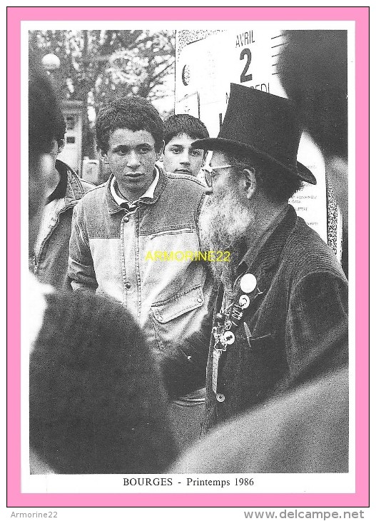 CPM  Bourges Printemps 1986  Photo Gaston TOURAINE  PORTRAIT - Bourges