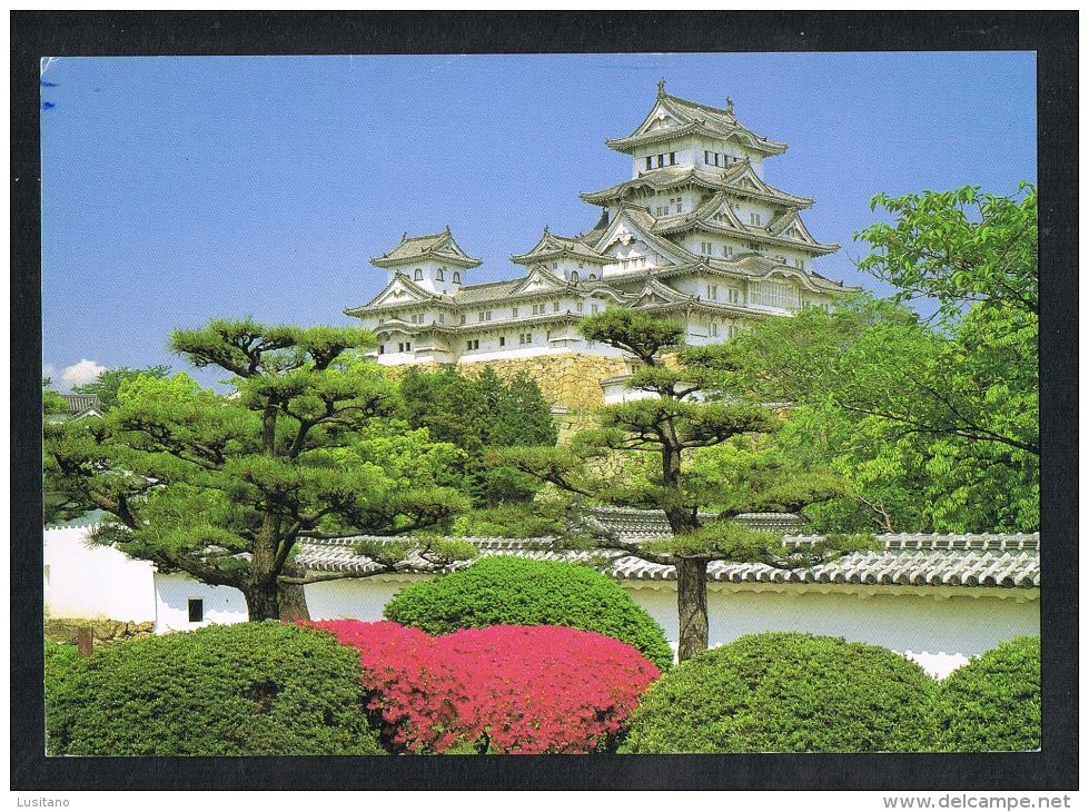 JAPAN - NIPPON - HIMEJI CASTLE - USED STAMP TIMBRE ( 2 SCANS ) - Autres & Non Classés