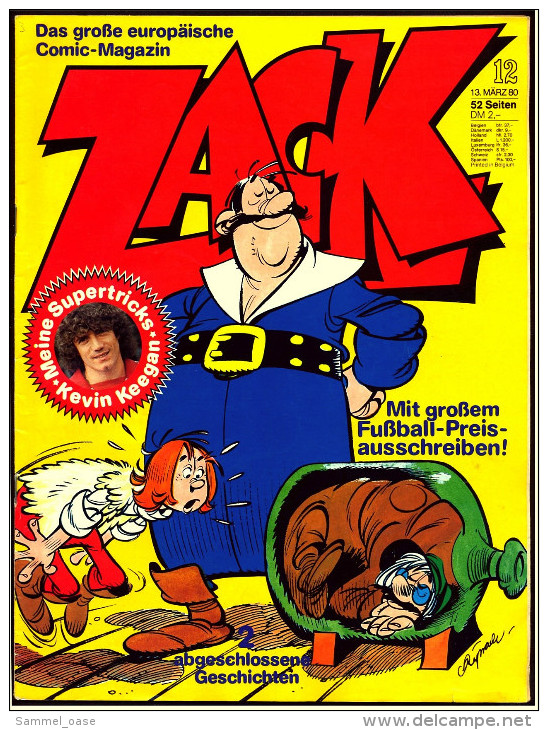 Comics Zack  ,  Nr. 12 Vom 13.3. 1980  ,  Koralle Verlag - Sonstige & Ohne Zuordnung