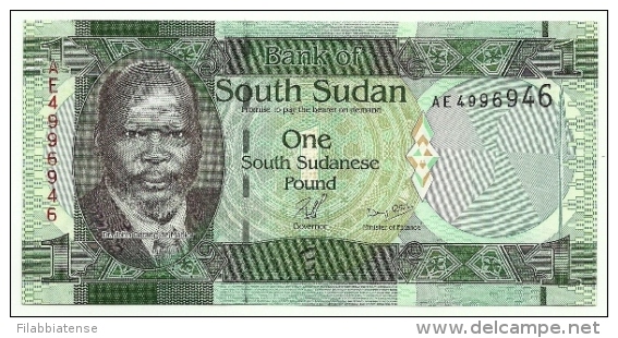 Sudan Sud - 1 Pound     ++++++ - Altri – Africa