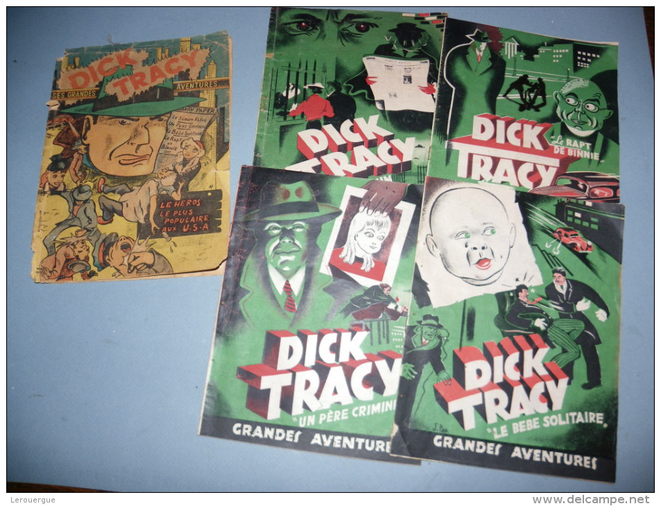 DICK TRACY AUX EDITIONS PAUL DUPONT 3° TRIMESTRE 1946 RELIURE - Collections