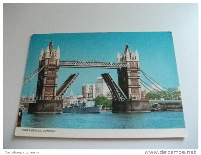 NAVE SHIP ENVIAR GUERRA THE TOWER BRIDGE LONDON U.K. - Guerra