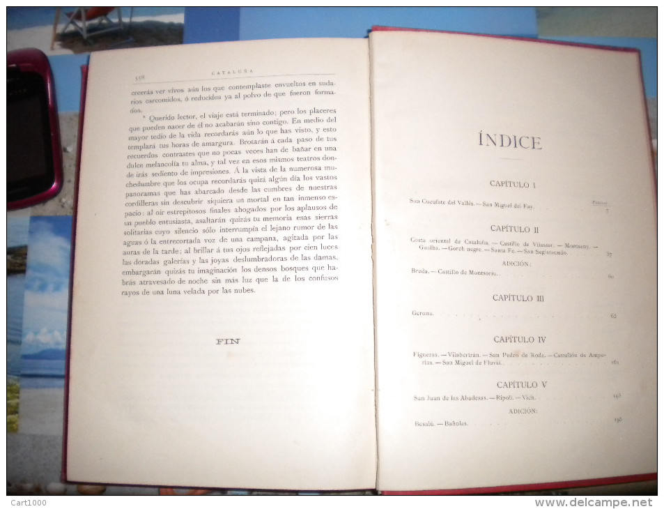 1884 CATALUNA BARCELONA D.PABLO PIFERRER Y D. FRANCISCO PI MARGALL - DOS TOMOS