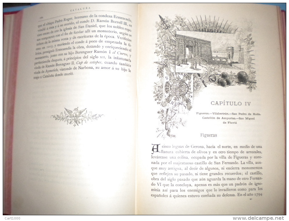 1884 CATALUNA BARCELONA D.PABLO PIFERRER Y D. FRANCISCO PI MARGALL - DOS TOMOS