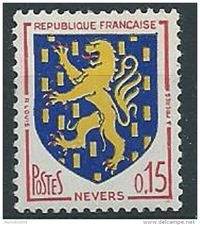 1962-65 FRANCIA STEMMI DI CITTA 15 CENT MNH ** - EDF110 - 1941-66 Escudos Y Blasones