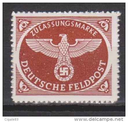 Allemagne N° FM 2 *** - Feldpost  - Type Colis-Postaux - 1942 - Neufs