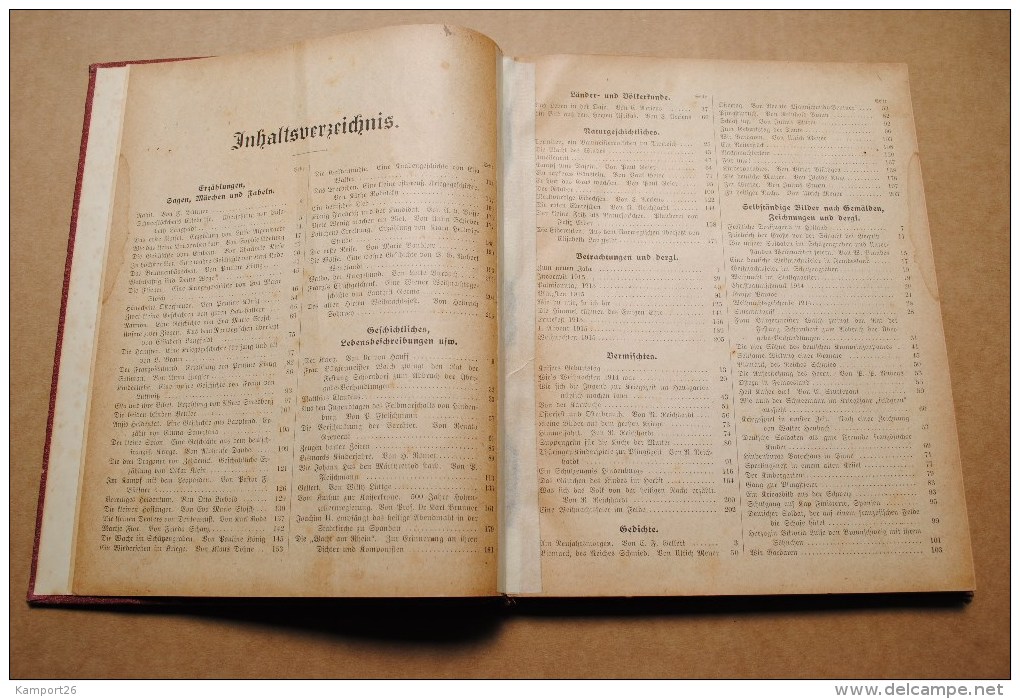 1915 Sonntagsbote Für Die Jugend THEOLOGY Children's Newspaper RELIGION Les Enfants Du Journal - 4. Neuzeit (1789-1914)