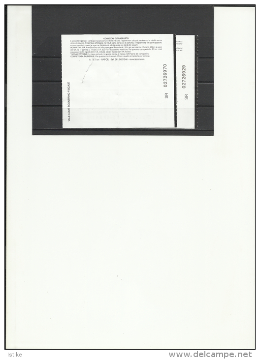 Italy,  Sorrento-Capri And Capri- Sorrento, Ferry Tickets, 2014. - Europe