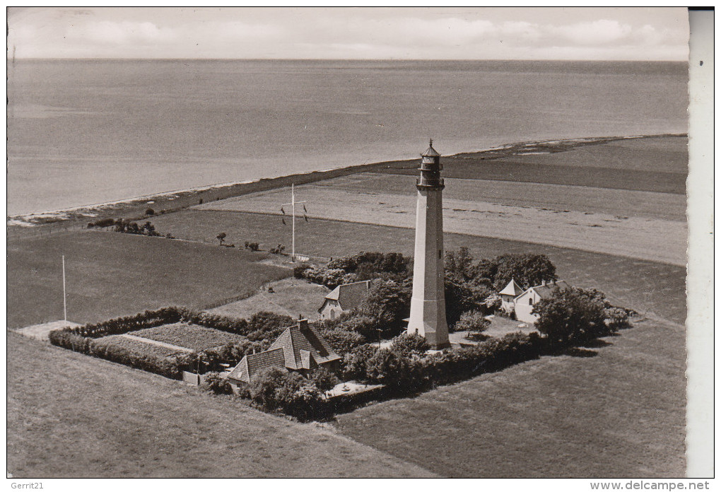 2448 FEHMARN - ORTH, Leuchtturm, Luftaufnahme, 1958 - Fehmarn