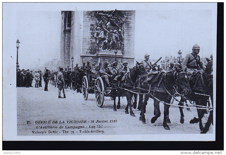 PARIS DEFILE 1919 - War 1914-18