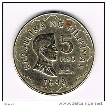 ¨  PILIPINAS  5  PISO  1998 - Philippinen